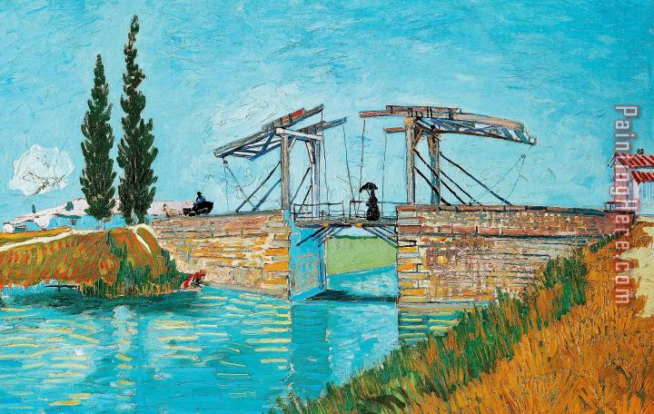 Vincent van Gogh Langlois Bridge At Arles